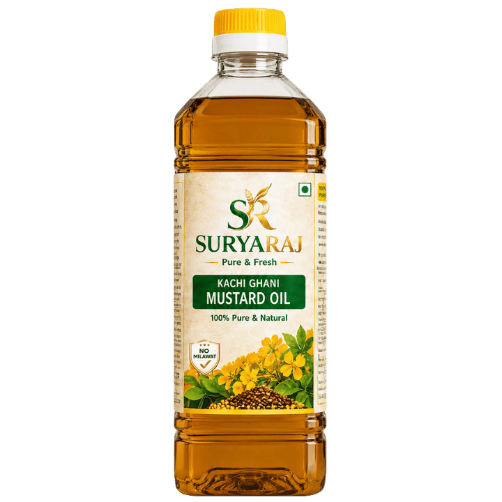 Kachi Ghani Cold Pressed Black Mustard Oil 1LTR