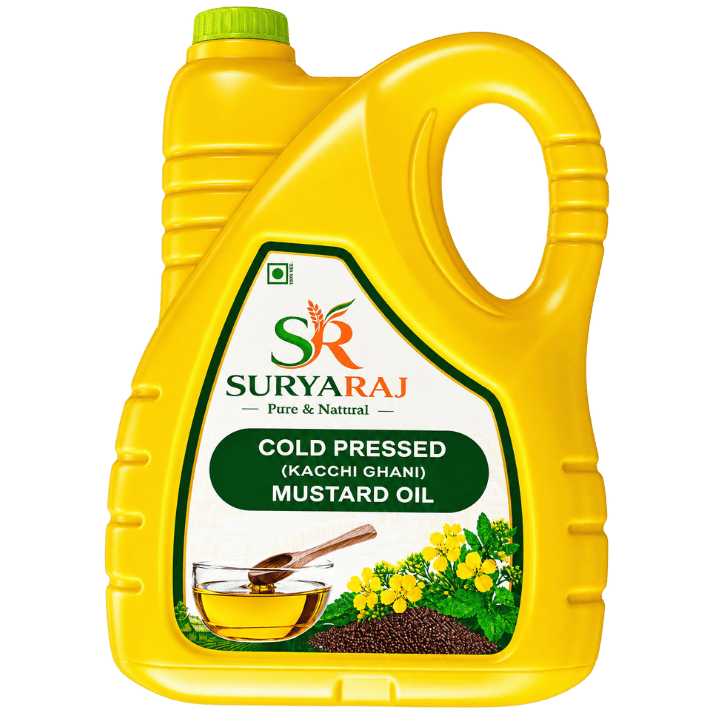 Kachi Ghani Cold Pressed Black Mustard Oil 5LTR