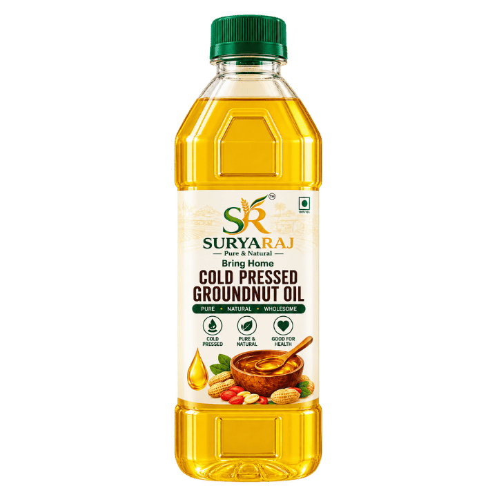 Kachi Ghani Cold Pressed Ground Nut Oil 1LTR