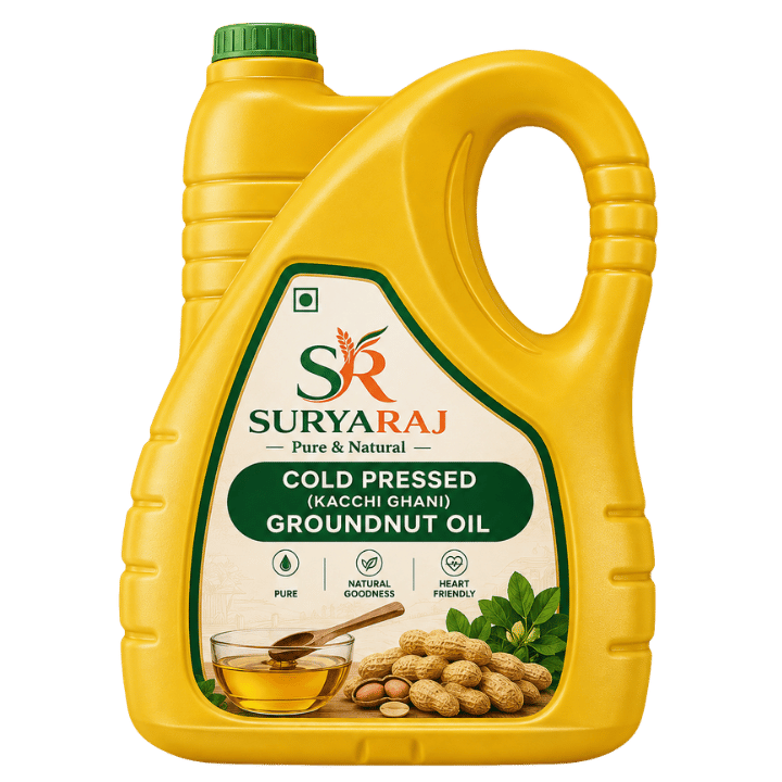 Kachi Ghani Cold Pressed Ground Nut Oil 5LTR